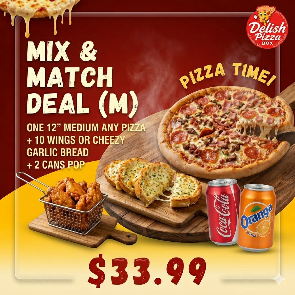 Mix & Match Deal M – $33.99