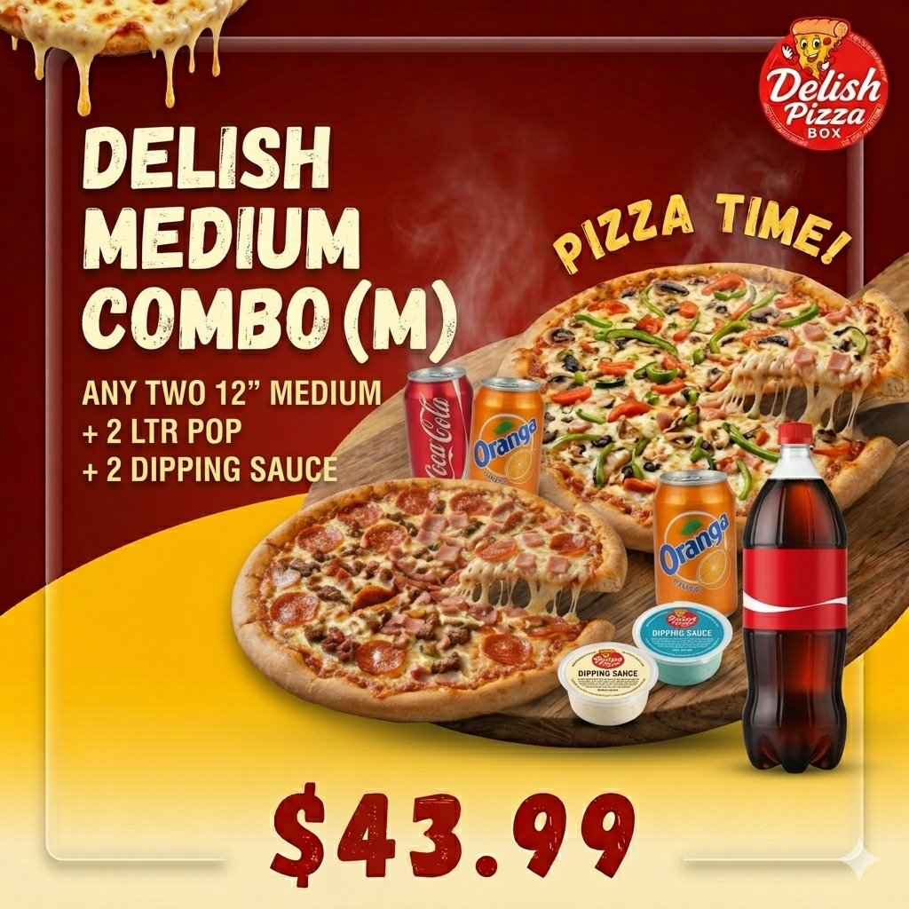 Delish Medium Combo M – $43.99