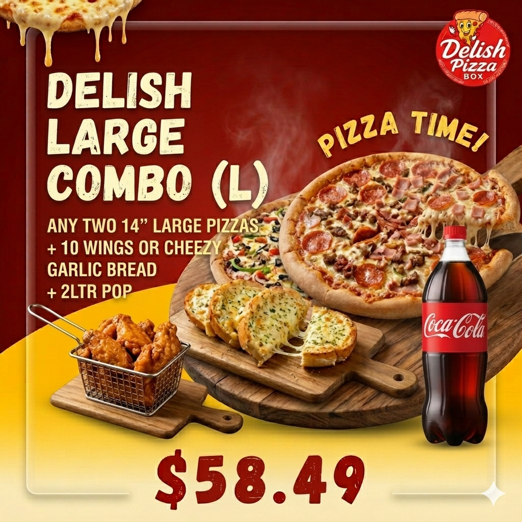 Delish Large Combo L – $58.49