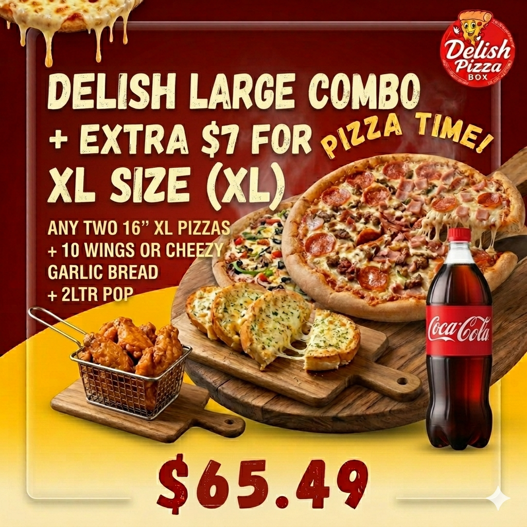Delish Large Combo XL – $65.49
